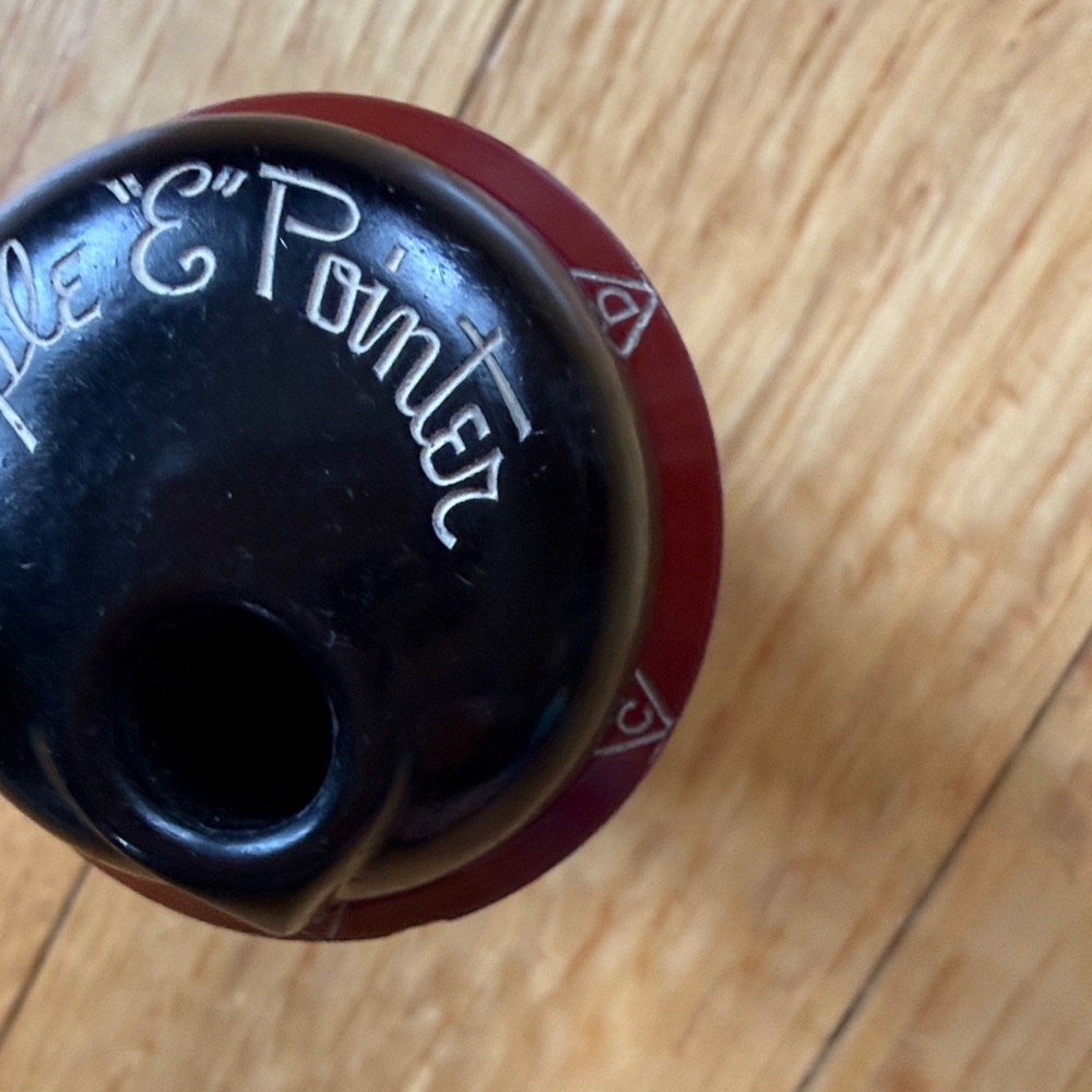 Bakelite Triple “E” Pointer Vintage Black & Maroon 4-way Pencil Sharpener - Picture 6 of 11